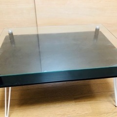 【ネット決済】ローテーブル　ガラステーブル　コーヒーテーブル