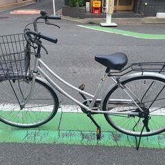 自転車　26インチ　ココナッツ　COCONUT　シルバー　ギア無...