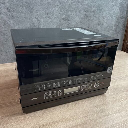 12/10終HN 2018年製 TOSHIBA 電子レンジ ER-R6E ブラック 50/60Hz 東芝 菊倉HG