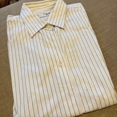 ストライプシャツ　綿100 メーカーズシャツ鎌倉