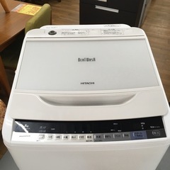S104日立 HITACHI BW-V80A W [ビートウォッシュ 全自動洗濯機 （8kg） ホワイト]⭐動作確認済⭐クリーニング済 （投稿ID : w1kjn）