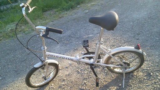 折りたたみ自転車 FIELD CHAMP 16インチ 銀色 美品