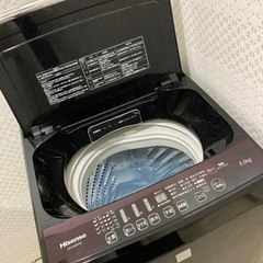 【ネット決済】Hisense 全自動洗濯機 中古 美品 使用期間...