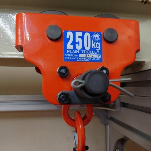 7/13迄 象印 電動ホイスト プレーントロリー付