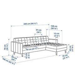 IKEAランズクローナ　カウチソファ