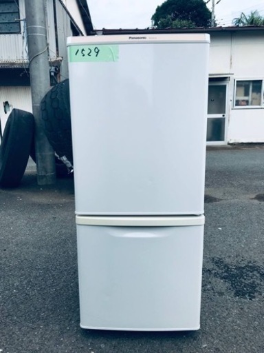 1529番 Panasonic✨ノンフロン冷凍冷蔵庫✨NR-B147W-W‼️