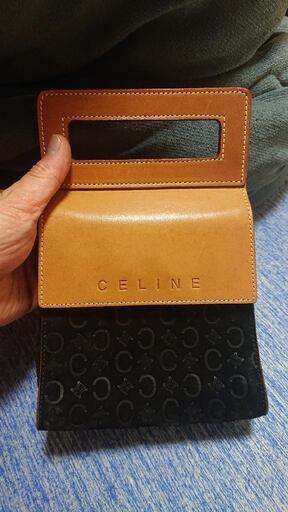 希少✨ CELINE アクセサリーポーチ Cマカダム レザー ベージュ系