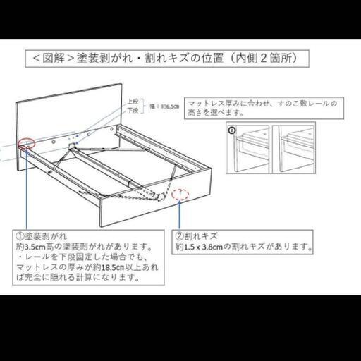 急募！美品✩IKEA ✩  MALM ダブル マットレス付