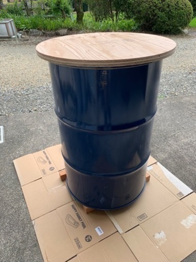 ドラム缶テーブル