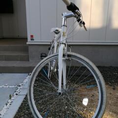 【ネット決済】ホワイト クロスバイク