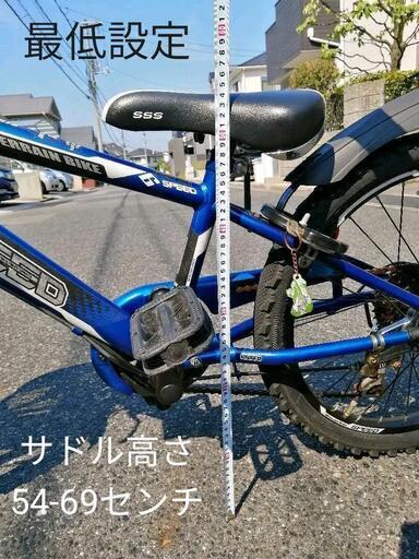 アサヒ 20インチ 6段変速 クロスバイク（引取限定）