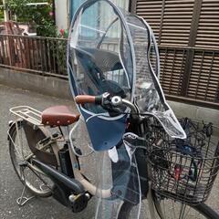 自転車用補助シートとレインカバー　OGK製