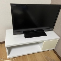 決まりました⭕テレビ、テレビ台、外付けハードディスク 3点セット