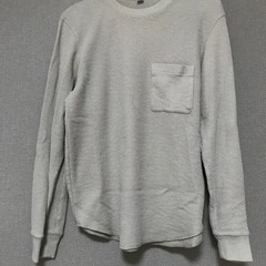 ワッフルロングTシャツ　UNIQLO