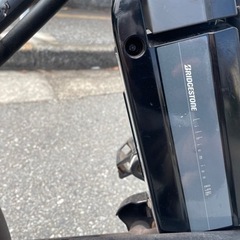 電動自転車　ブリヂストン　ブラック