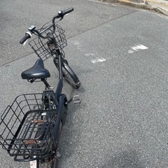 電動自転車　ブリヂストン　ブラック