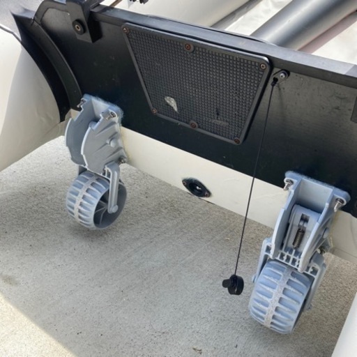 決まりました】ゴムボード ミニボード 2馬力船外機付 他付属品