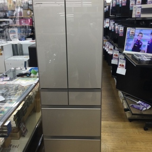 #G-37【ご来店頂ける方限定】HITACHIの6ドア冷凍冷蔵庫です