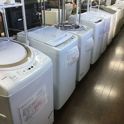 洗濯機 2015年～2021年 4.5Kg～11Kg  ¥12800～ Panasonic HITACHI MITSUBISHI TOSHIBA Hisense AQUA 在庫多数