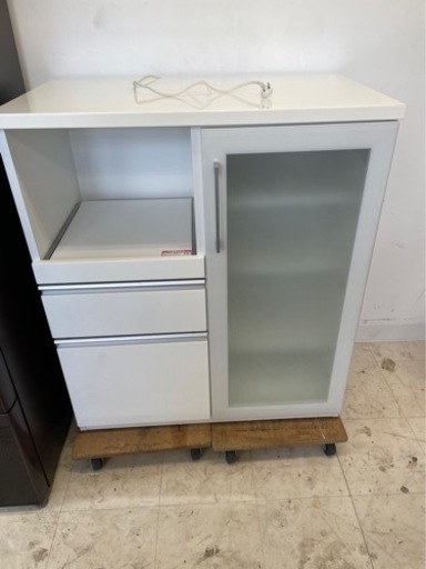 I 美品‼️ ニトリ　食器棚　キッチンボード　ホワイト