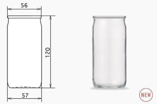 ワンカップ空き瓶 新品４０本入り蓋付 ４６箱 日本製