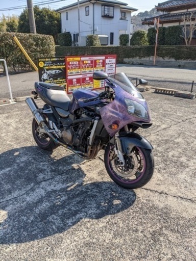 カワサキ ZX12R (2000年) レア紫カスタムペイント