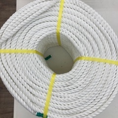 ★未使用 ユタカメイク S12-200 ポリエステルロープ 巻物 12φ×200m ロープ 結束 耐候性 耐海水 YUTAKA