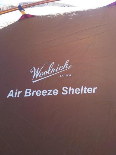 ウールリッチ WOOLRICH Air Breeze shelter タープ シェルター w3.5mL3.5mh2.2m中古良品