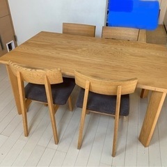 飛騨産業 ダイニングセット ALMO キツツキマーク