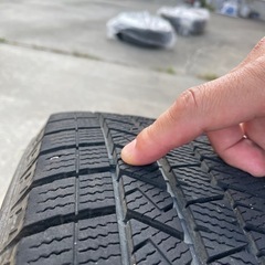 アルミホイールつきスタッドレス