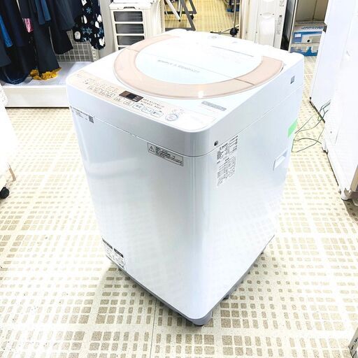 ジモティ特別価格】シャープ/SHARP 洗濯機 ES-KS70U 2018年製 7キロ ...
