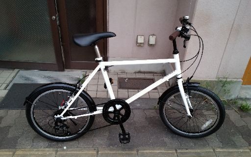 20吋スポーツミニベロ(小径車) 6speed/ホワイト