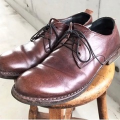 MoMA  短靴　レザーシューズ　プレーントゥ（26.5cm）