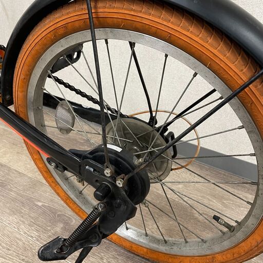 7/22 終 SHIMANO 折りたたみ自転車 20インチ 6段変速 SIMANO SIS EQUIPPED シマノ 菊倉HG