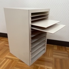 昭和の木製A4書類棚