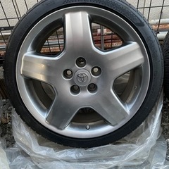 最終値下げ　流用に☆トヨタ 30後期セルシオユーロ純正18インチ タイヤ215/40R18付