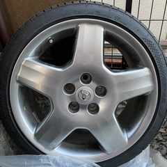 最終値下げ　流用に☆トヨタ 30後期セルシオユーロ純正18インチ タイヤ215/40R18付