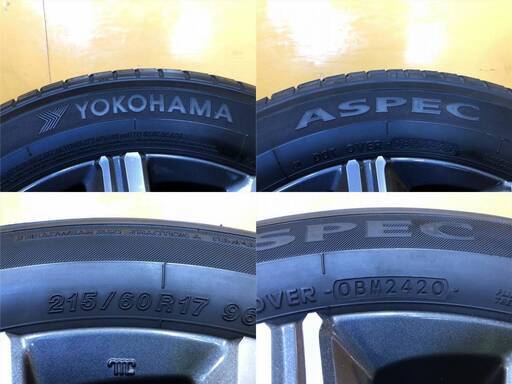 No.920 ホンダ オデッセイ e:HEV アブソルート 純正 17インチ 17×7J 5 