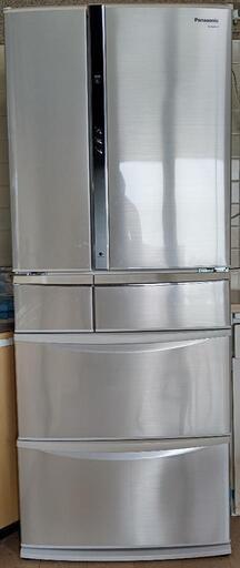 パナソニック　冷蔵庫　470Ｌ　ノンフロン　2011年製　NR-FTM476S-N 6ドア　エコナビ搭載　自動製氷\n\n