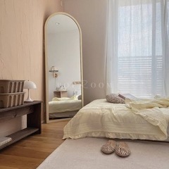 アーチ型ミラー/全身鏡/韓国風鏡/お洒落な鏡