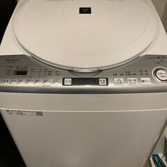 シャープ　乾燥機能付き洗濯機　あげます！2020年製