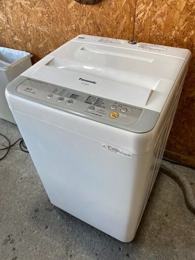 Y0805　パナソニック　2017年　５ｋｇ　洗濯機