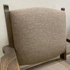 【全国発送可能！】神戸洋家具【 オークショップ富屋 】高級1人掛けソファ 2脚セット オーク無垢材