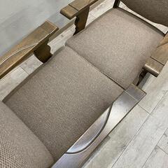 【全国発送可能！】神戸洋家具【 オークショップ富屋 】高級1人掛けソファ 2脚セット オーク無垢材