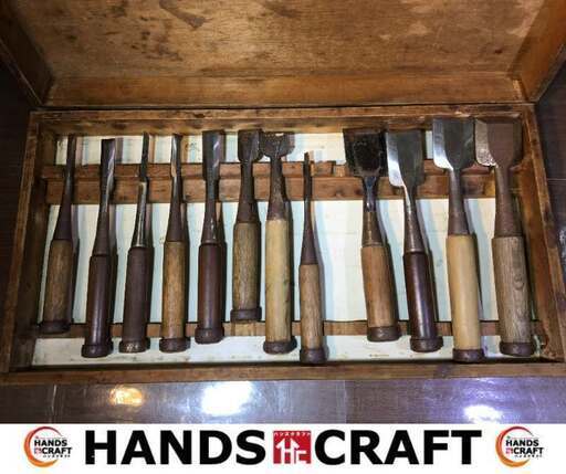 ノミ　一式　12本セット　中古品　【ハンズクラフト宜野湾店】