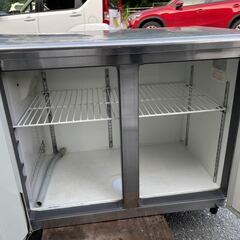 ■中古品 フクシマ 業務用冷蔵庫 TRC-40RE1 100V 244L 台下冷蔵庫 福島工業 動作問題なし■