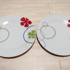 お皿2枚セット プレート 花柄 食器  