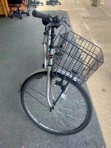 【リサイクルストアスターズ鹿大店】２７インチ　かご付き　シティサイクル　自転車