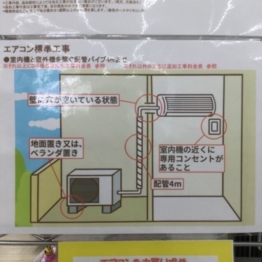 ●【✨新品❗️未使用❗️nanoeX搭載❗️高年式❗️✨】定価¥73,000 Panasonic/パナソニック 2.2kwルームエアコン CS-222DFL-W 2022年製