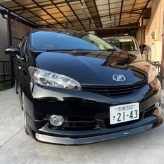 ウィッシュ　黒車検付き